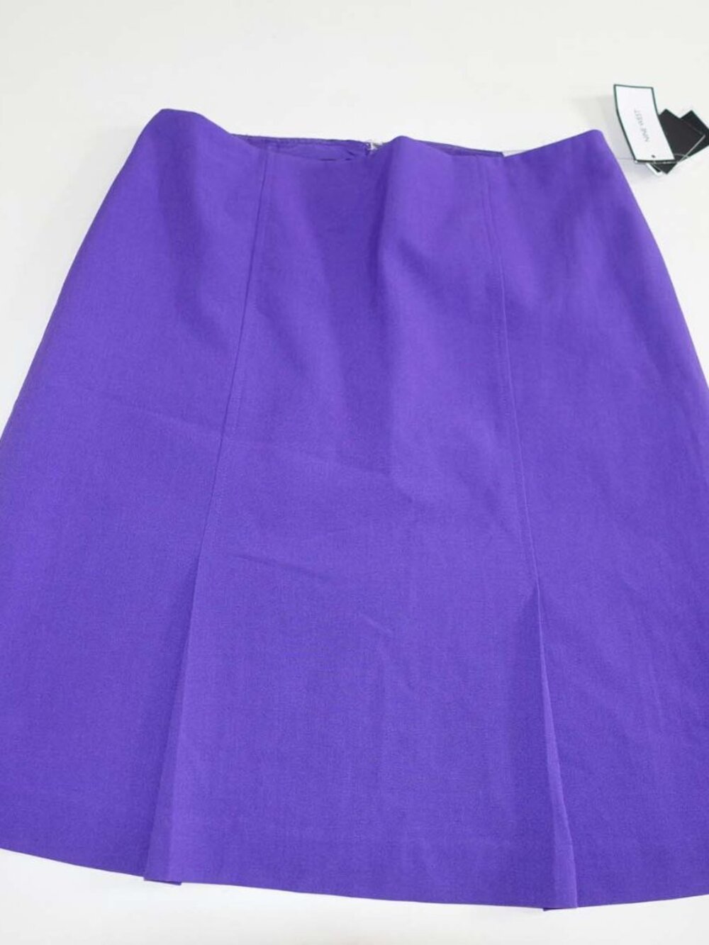 Nine West Women's A-Line Skirt Size 4 NWT Violet Purple Lined Hits Above Knee